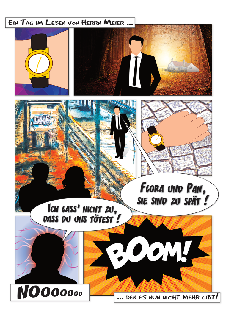 Der Comic, wie er im finalen Buch der zweiten Auflage zu finden ist